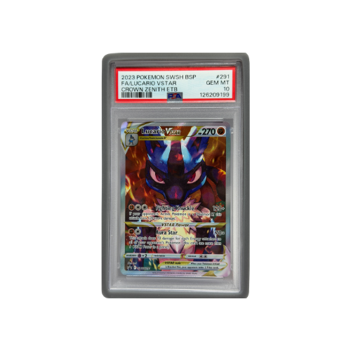 Lucario VSTAR #291 Promo PSA 10