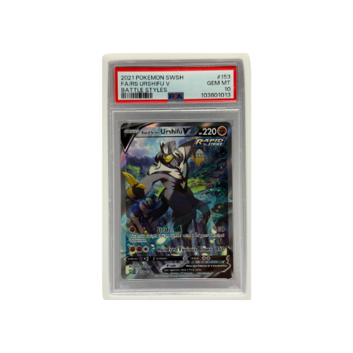 Rapid Strike Urshifu V Alt Art #153 PSA 10