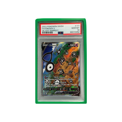 Unown V Alt Art #177 PSA 10