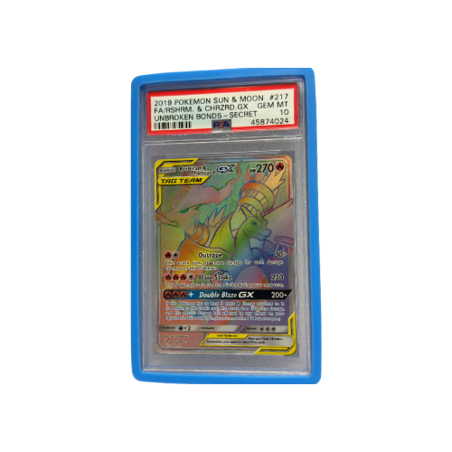 Reshiram & Charizard GX #217 PSA 10