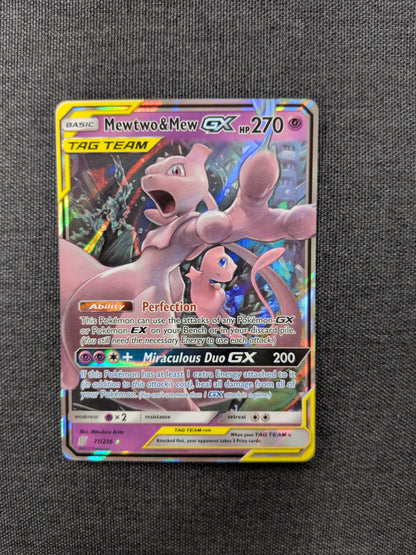 (UM) Mewtwo & Mew GX #71 NM