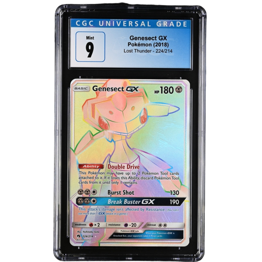 (SM8) Genesect GX #224 CGC Universal 9 Mint