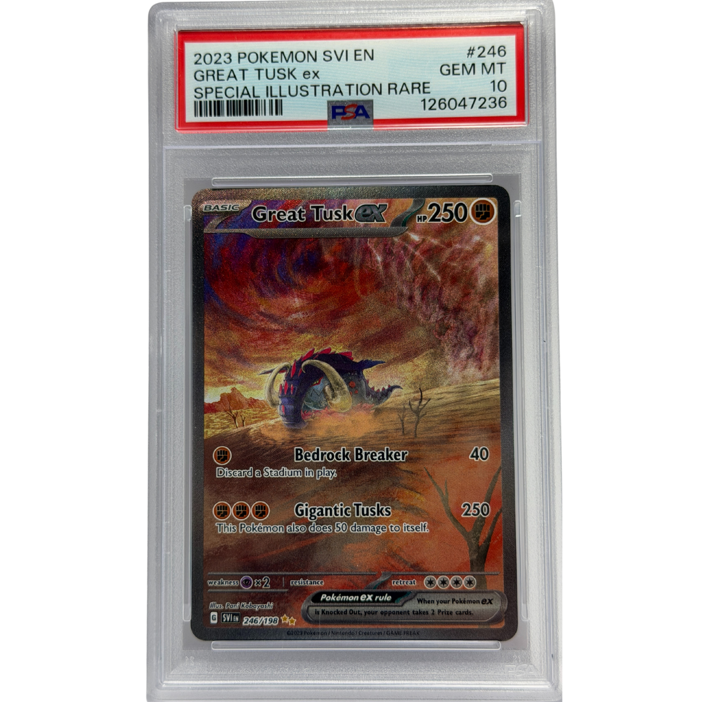 Great Tusk ex SIR #246 PSA 10