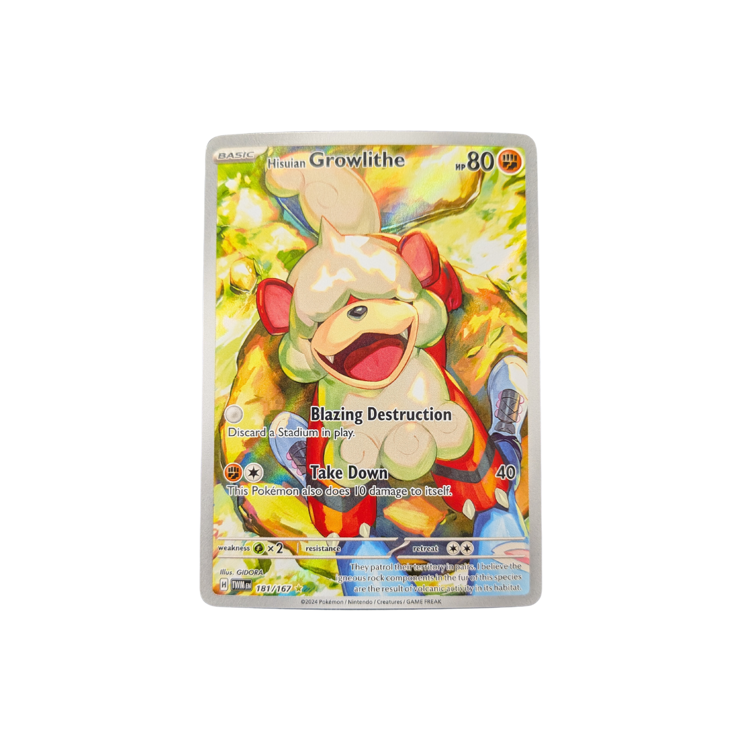 (TWM) Hisuian Growlithe #181 NM