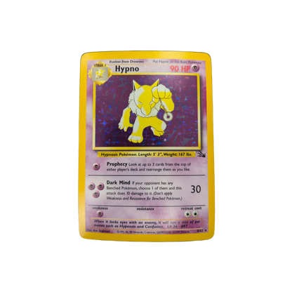 (Fossil) Hypno Holofoil Unlimited 8/62 - LP
