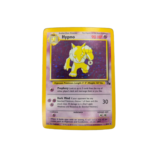 (Fossil) Hypno Holofoil Unlimited 8/62 - LP
