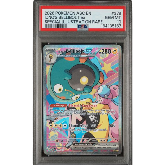 (ASC) Iono's Bellibolt ex SIR #279 PSA 10 Gem Mint