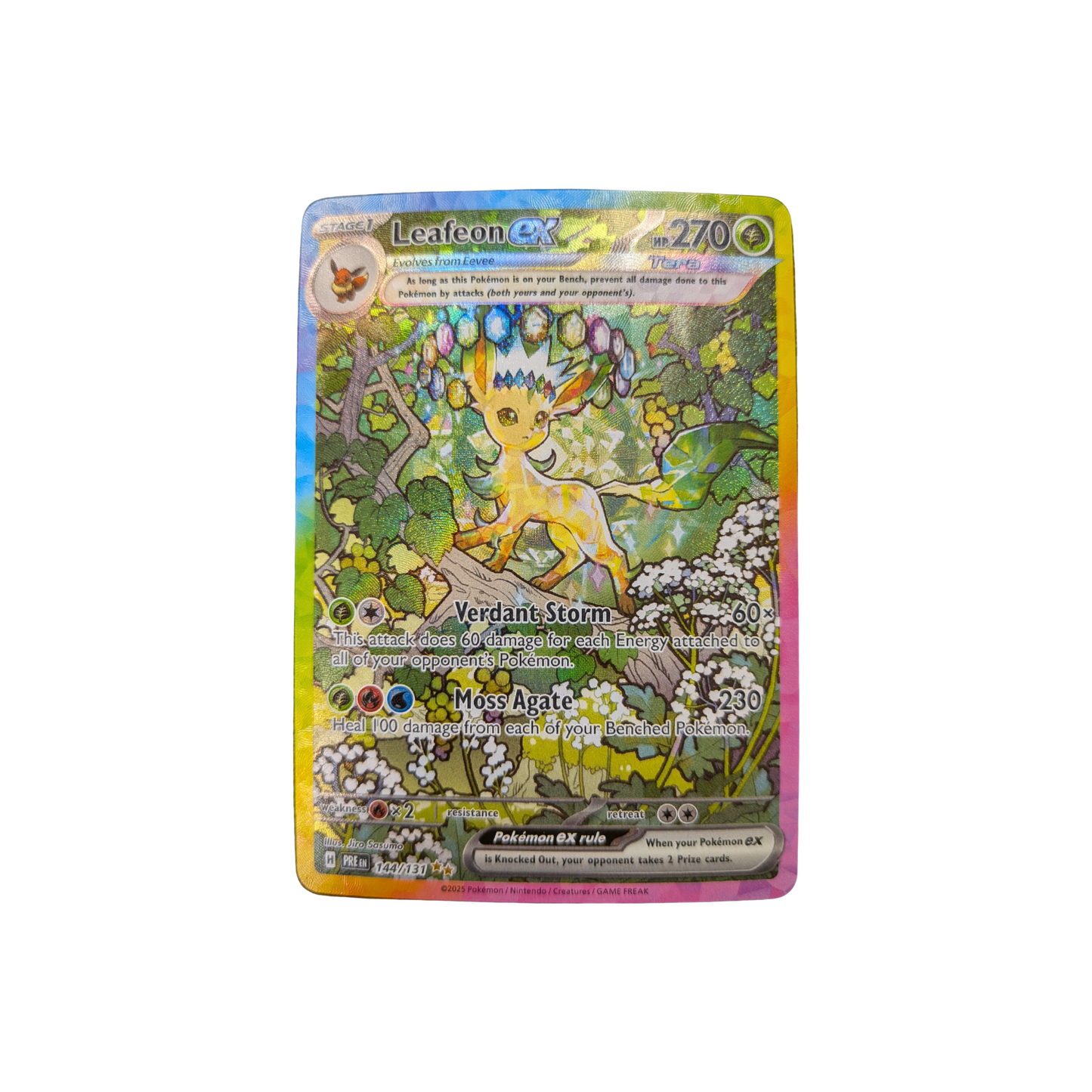 (Prismatic Evolutions) Leafeon EX SIR 144/131 - LP
