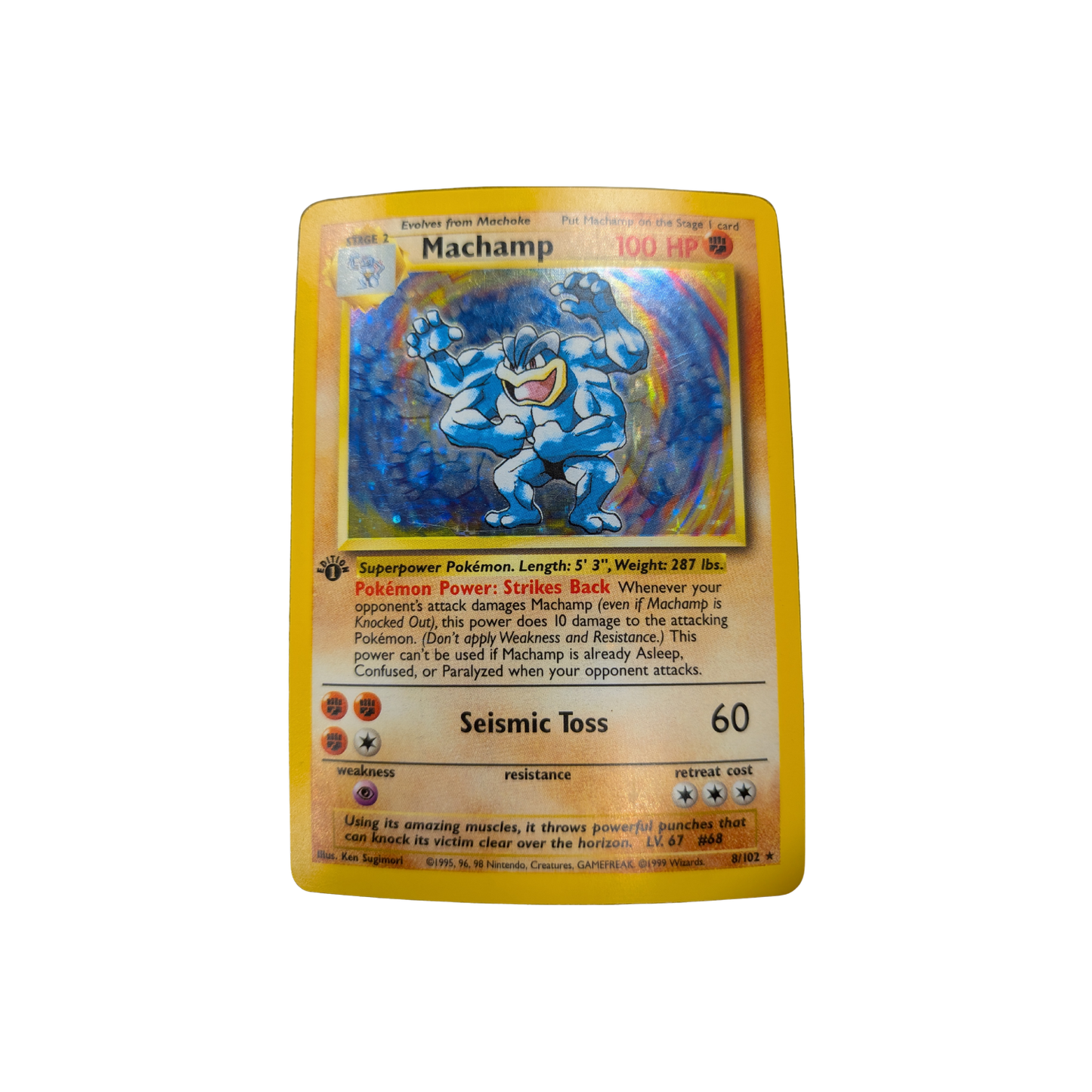(1st Edition) Machamp Deck Exclusives Holofoil 8/102 - LP