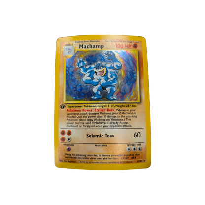 (1st Edition) Machamp Deck Exclusives Holofoil 8/102 - LP