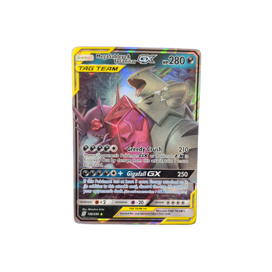 (UM) Mega Sableye & Tyranitar GX #126 NM