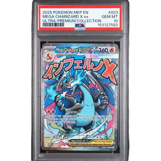 (MEP) Mega Charizard X EX UPC Promo #023 PSA 10 Gem Mint