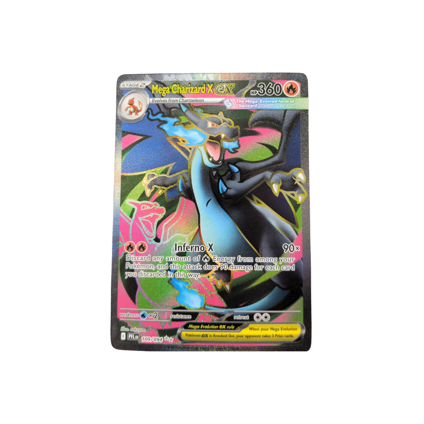 (PFL) Mega Charizard X EX #109 NM