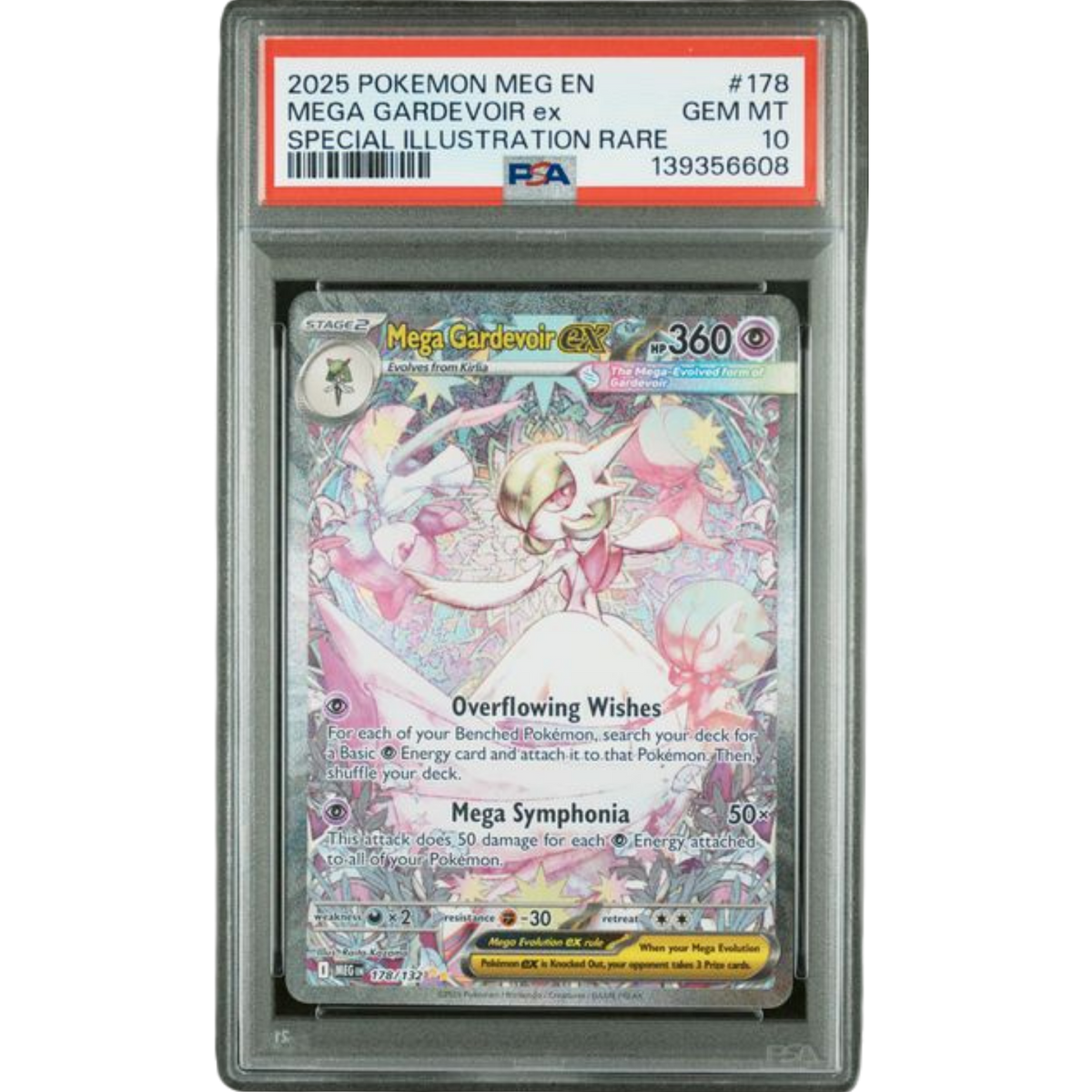 (MEG) Mega Gardevoir ex SIR #178 PSA 10 Gem Mint