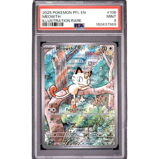 (PFL) Meowth #106 PSA 9 Mint