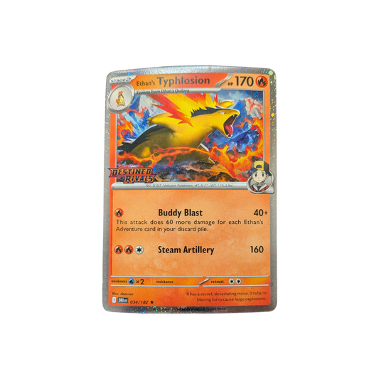 (DRI) Ethan's Typhlosion Stamped Prerelease #034 NM