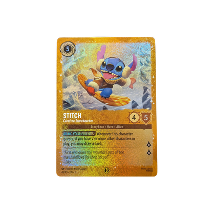 Stitch Carefree Snowboarder Promo #42/P3 NM