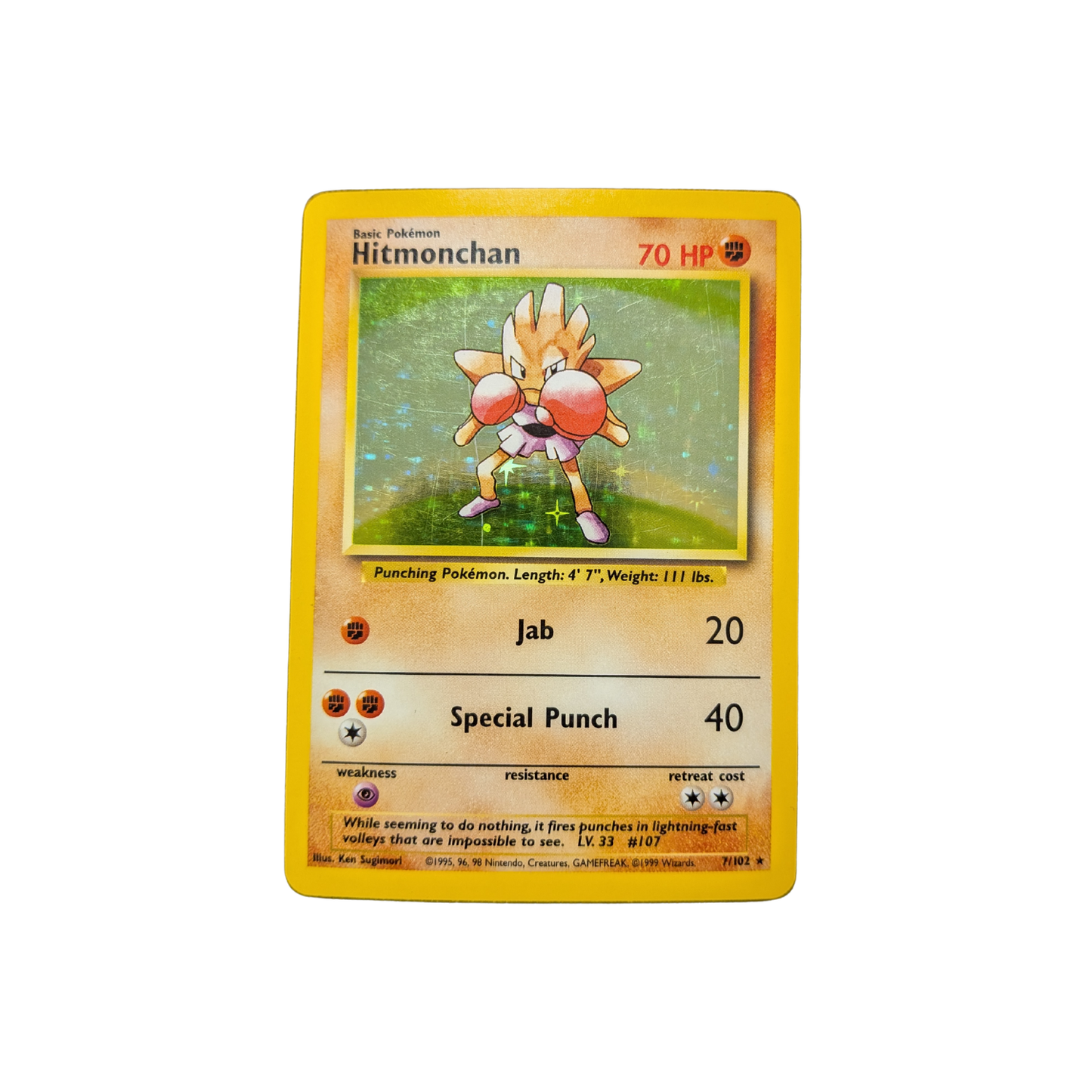 (BS) Hitmonchan Holofoil #007 LP
