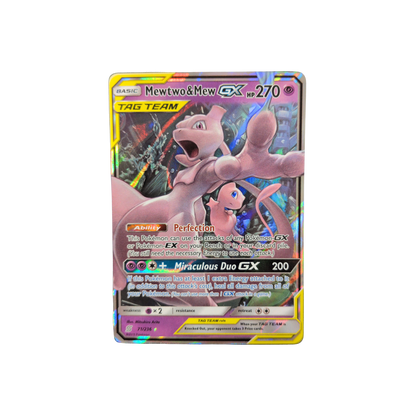 (UM) Mewtwo & Mew GX #71 NM