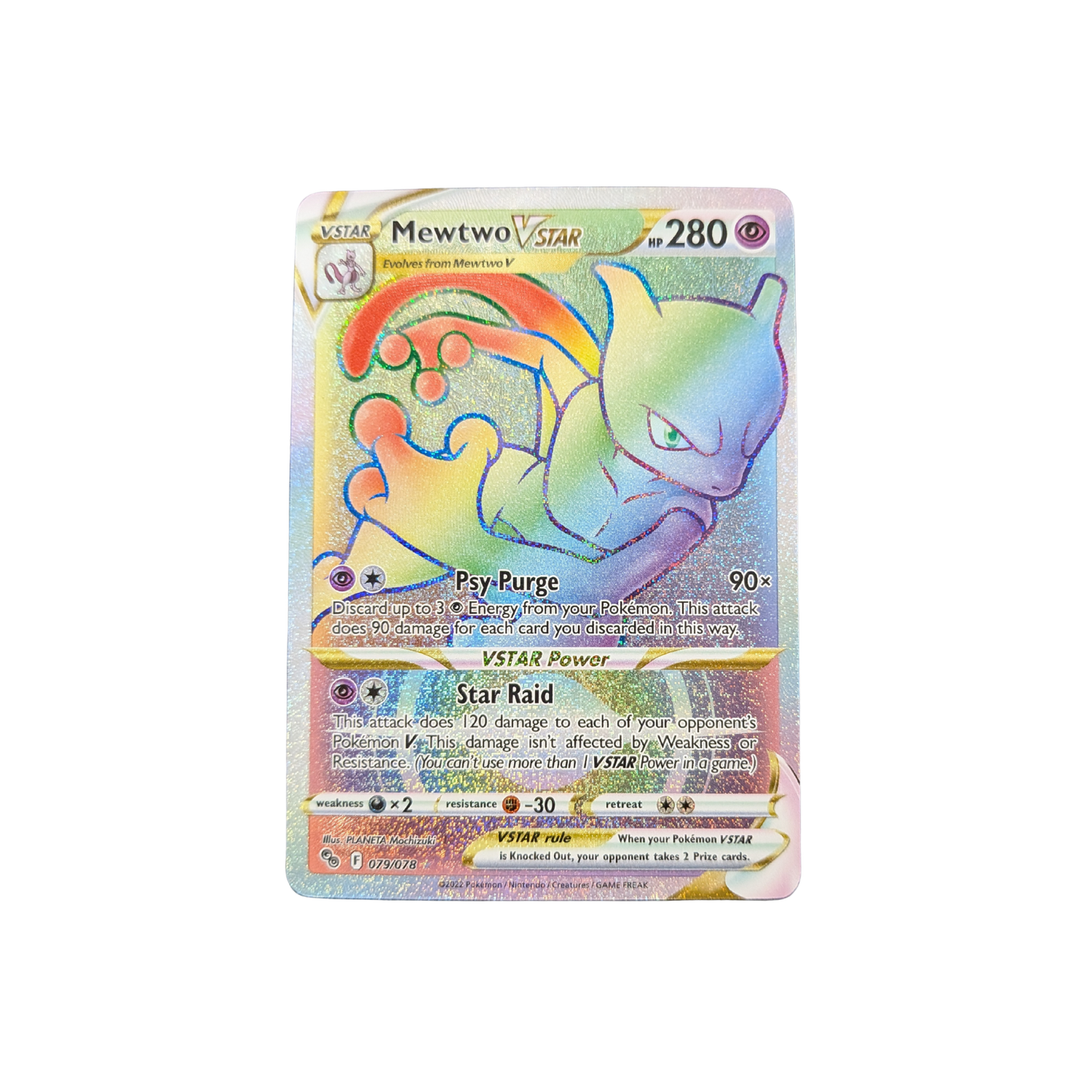 (PGO) Mewtwo Vstar #079 NM