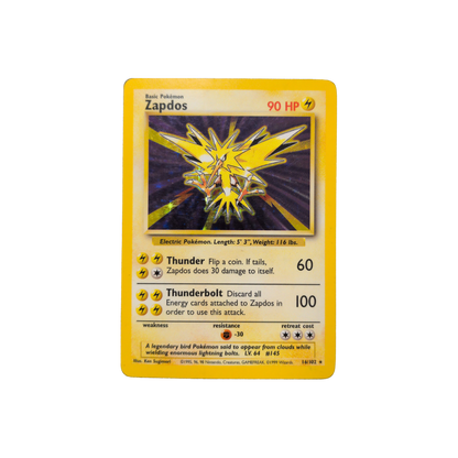 (Base) Zapdos Holofoil #016 MP
