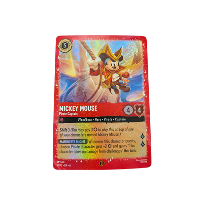 Mickey Mouse Pirate Captain Promo #18/P2 NM