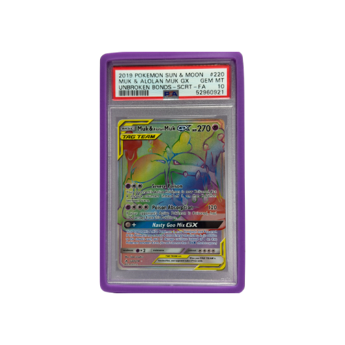 Muk & Alolan Muk GX #220 PSA 10
