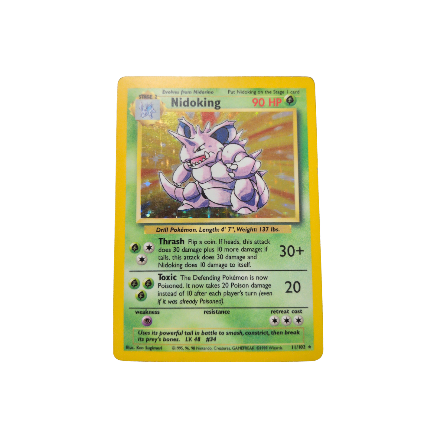 (Base) Nidoking Holofoil #011 MP