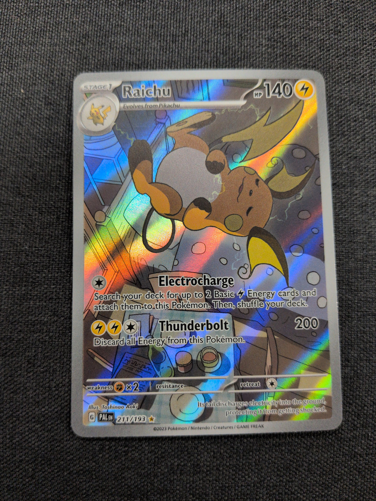 (PAL) Raichu #211 NM