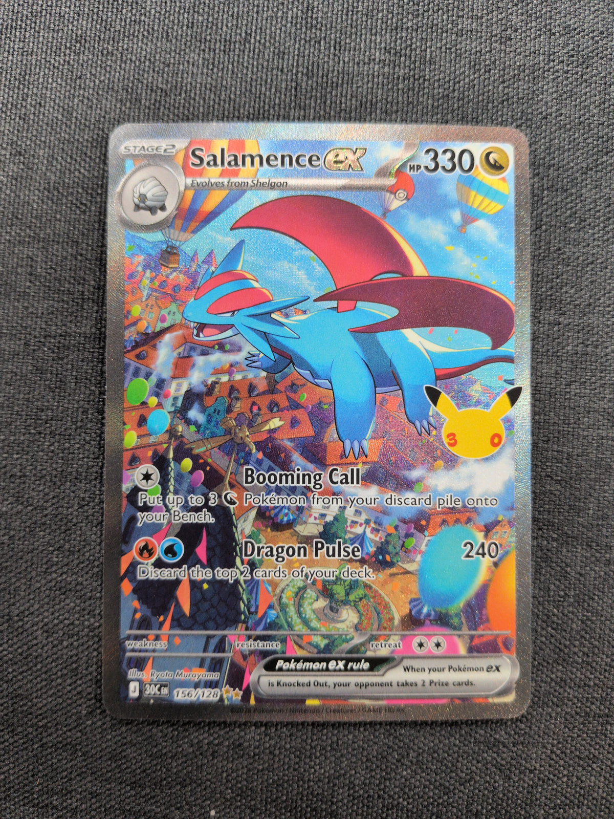 (30C) Salamence EX #156 NM