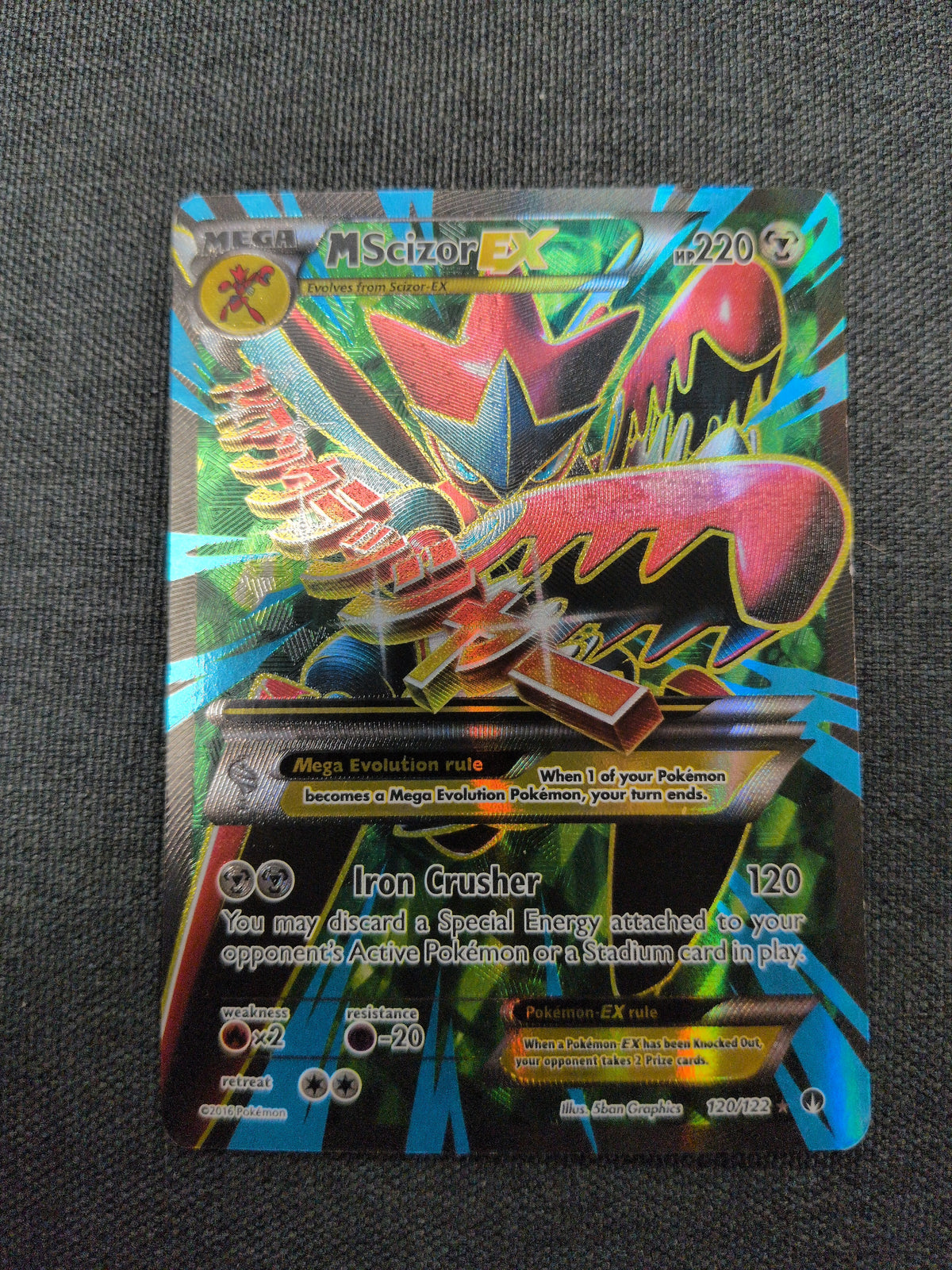 (BKP) M Scizor EX #120 DMG