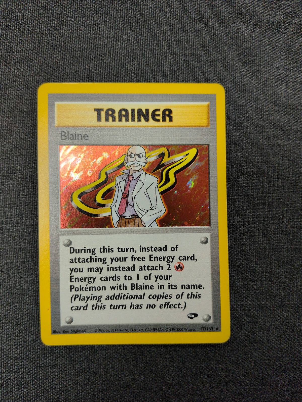 (G2) Blaine Holo #17 DMG