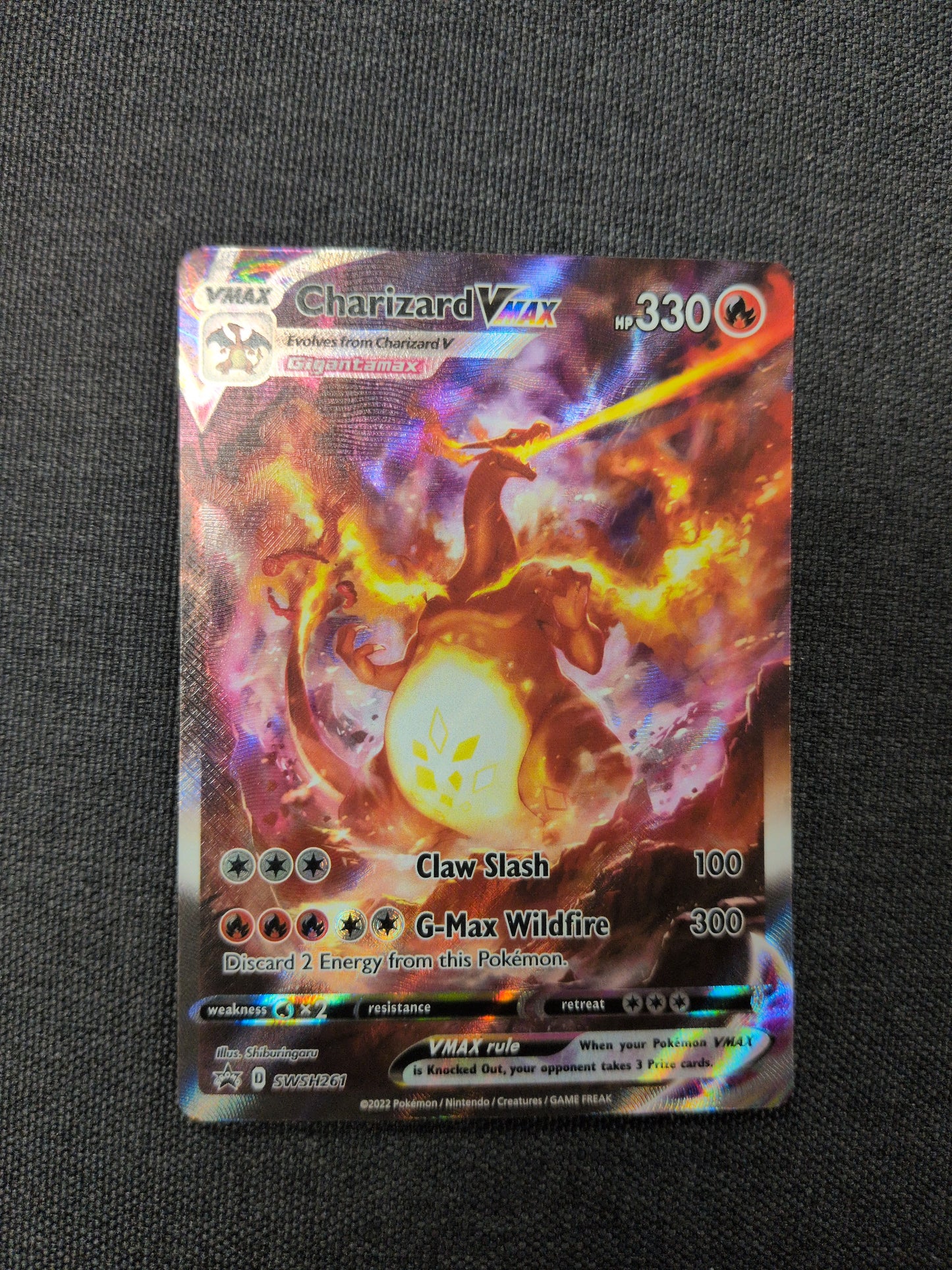(SWSD) Charizard VMAX #SWSH261 LP