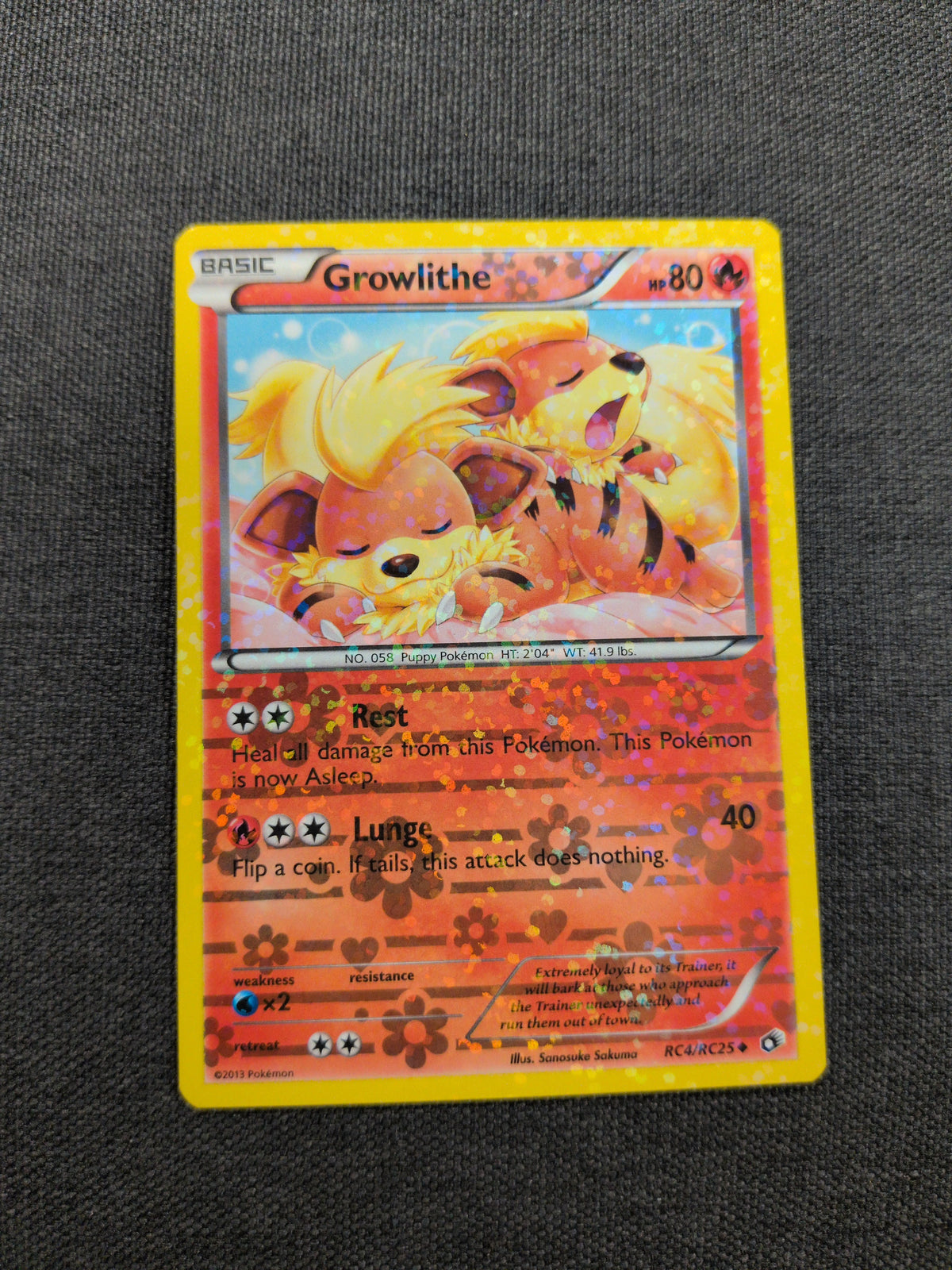 (LTR) Growlithe #RC4 LP