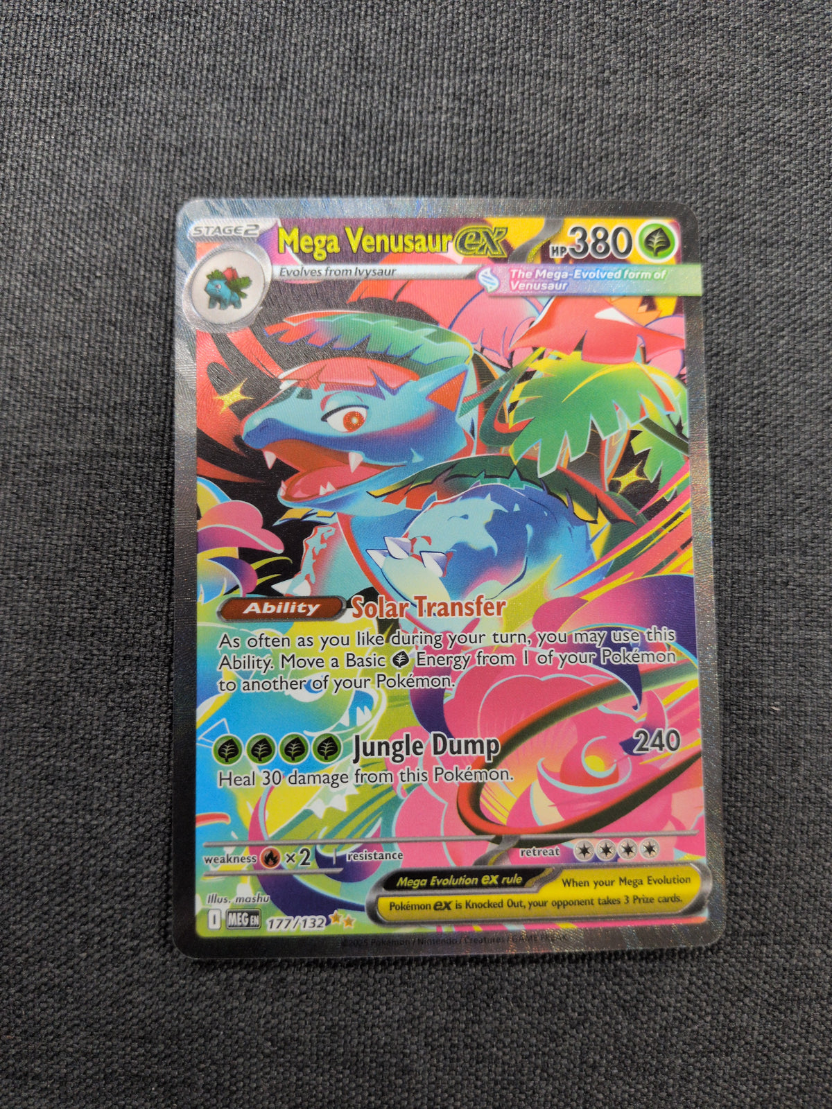 (MEG) Mega Venusaur EX #177 NM