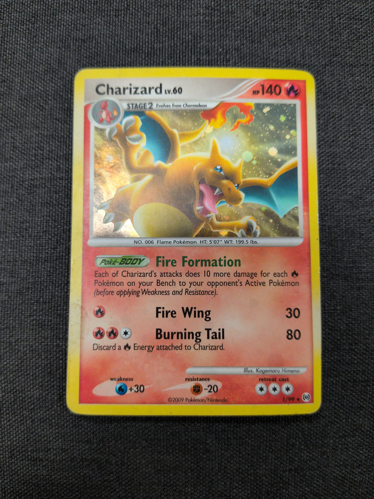 (AR) Charizard Holo #1 HP