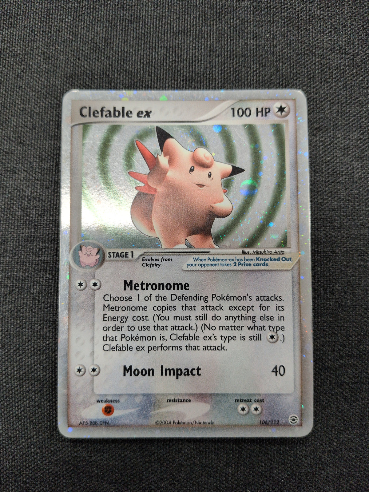 (RG) Clefable EX #106 HP