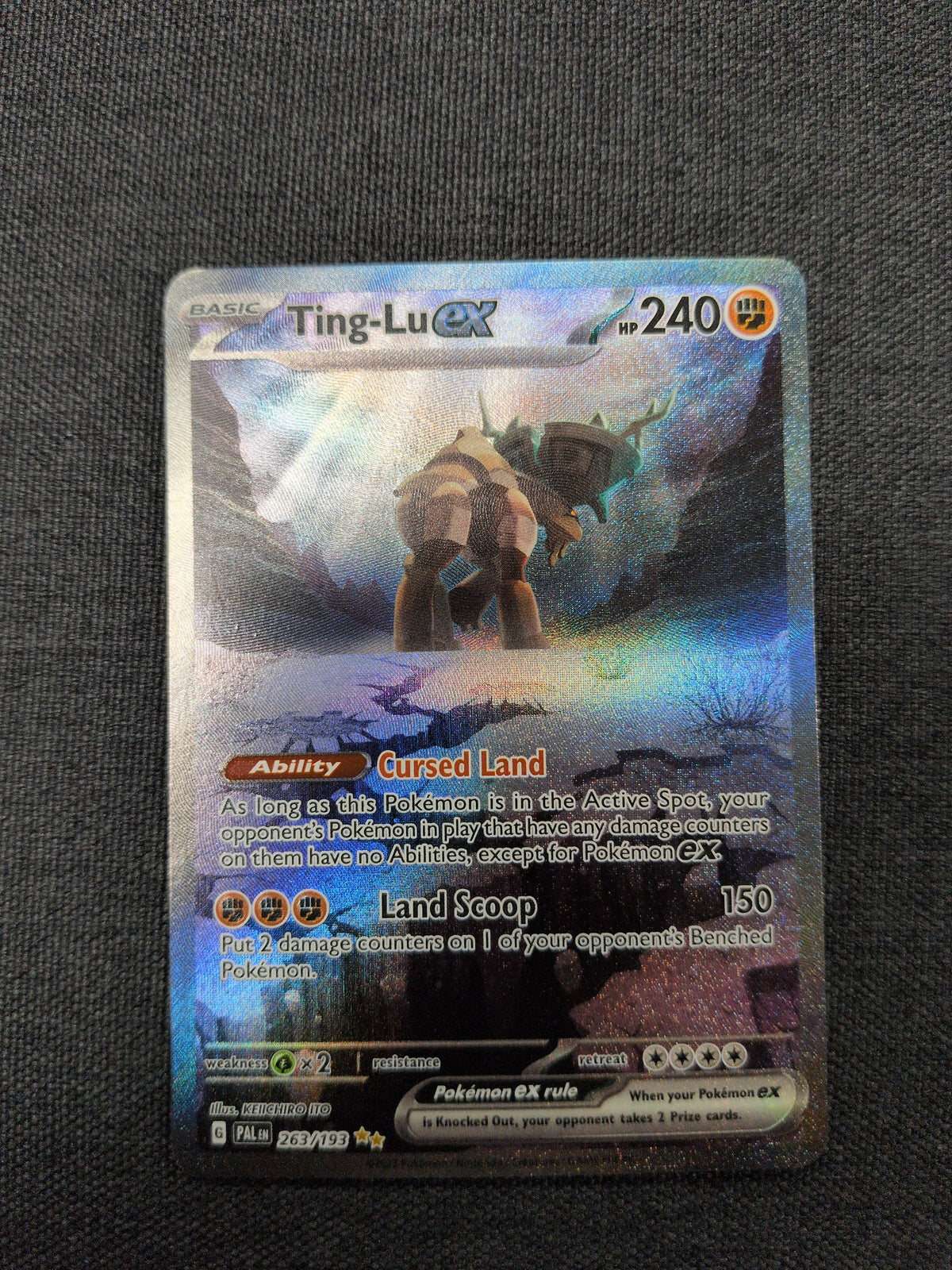 (PAL) Ting-Lu EX #263 NM