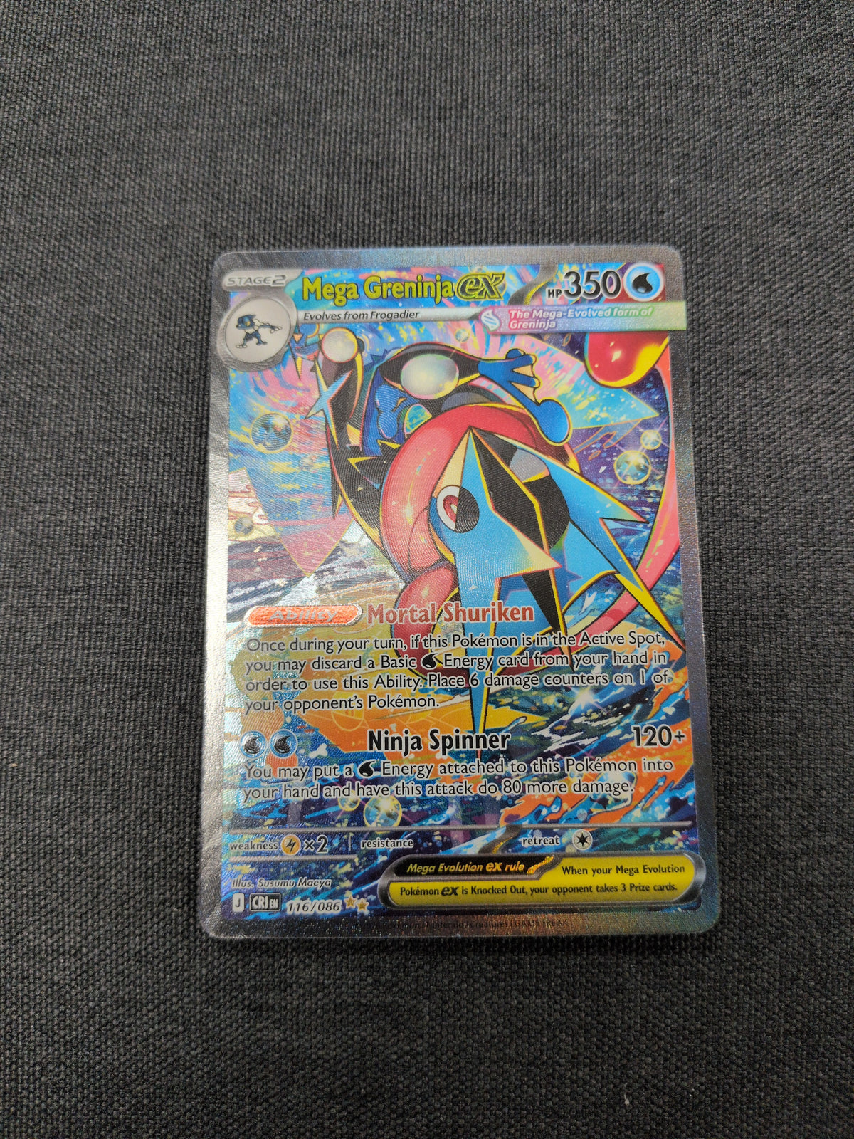 (CRI) Mega Greninja EX #116 LP