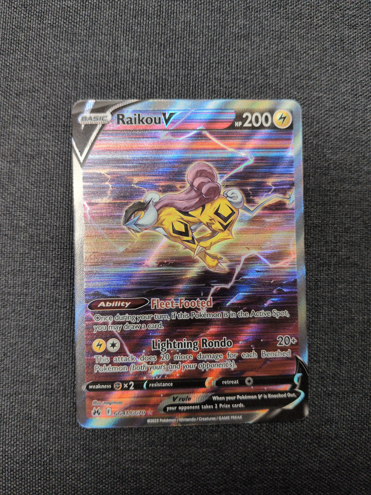 (CRZ) Raikou V #GG41 NM