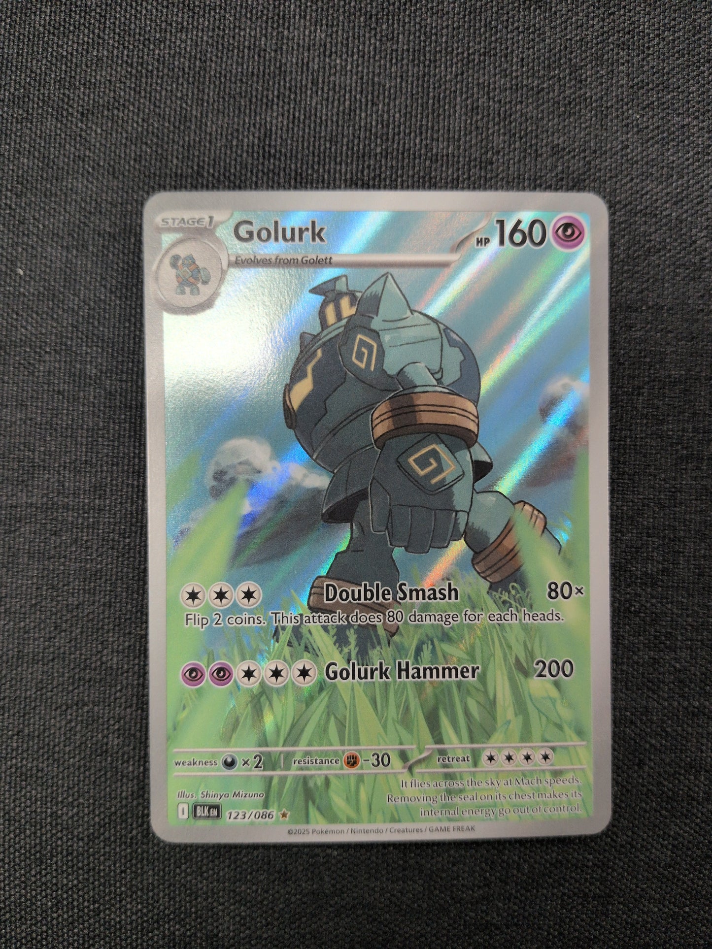 (BLK) Golurk #123 NM