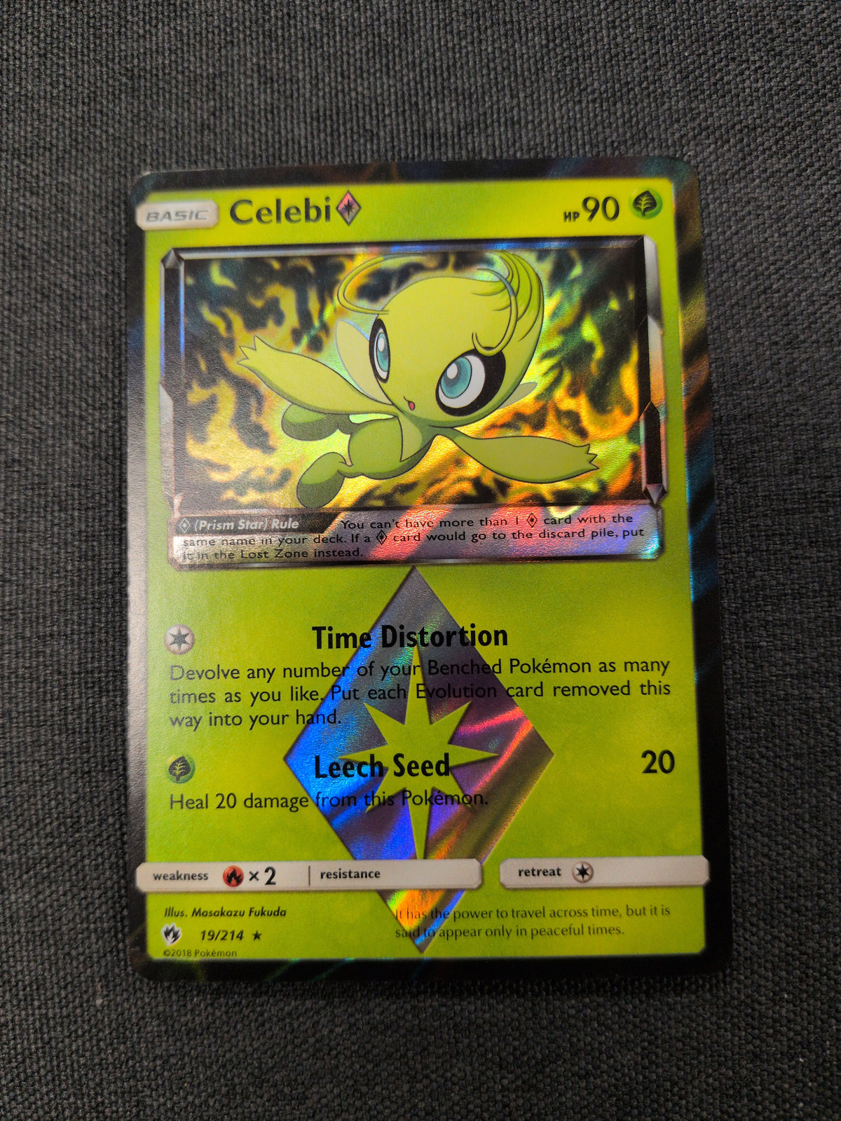 (SM8) Celebi Prism Star #19 NM