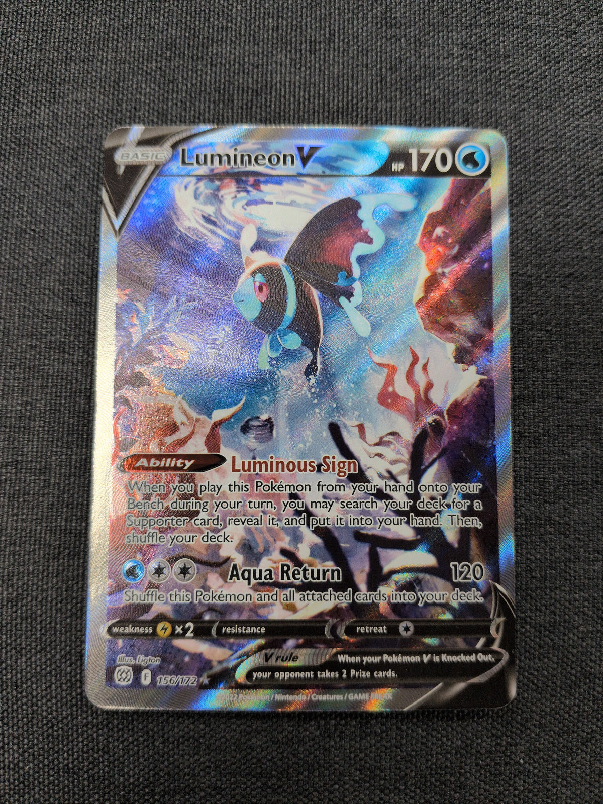 (SWSH09) Lumineon V #156 NM