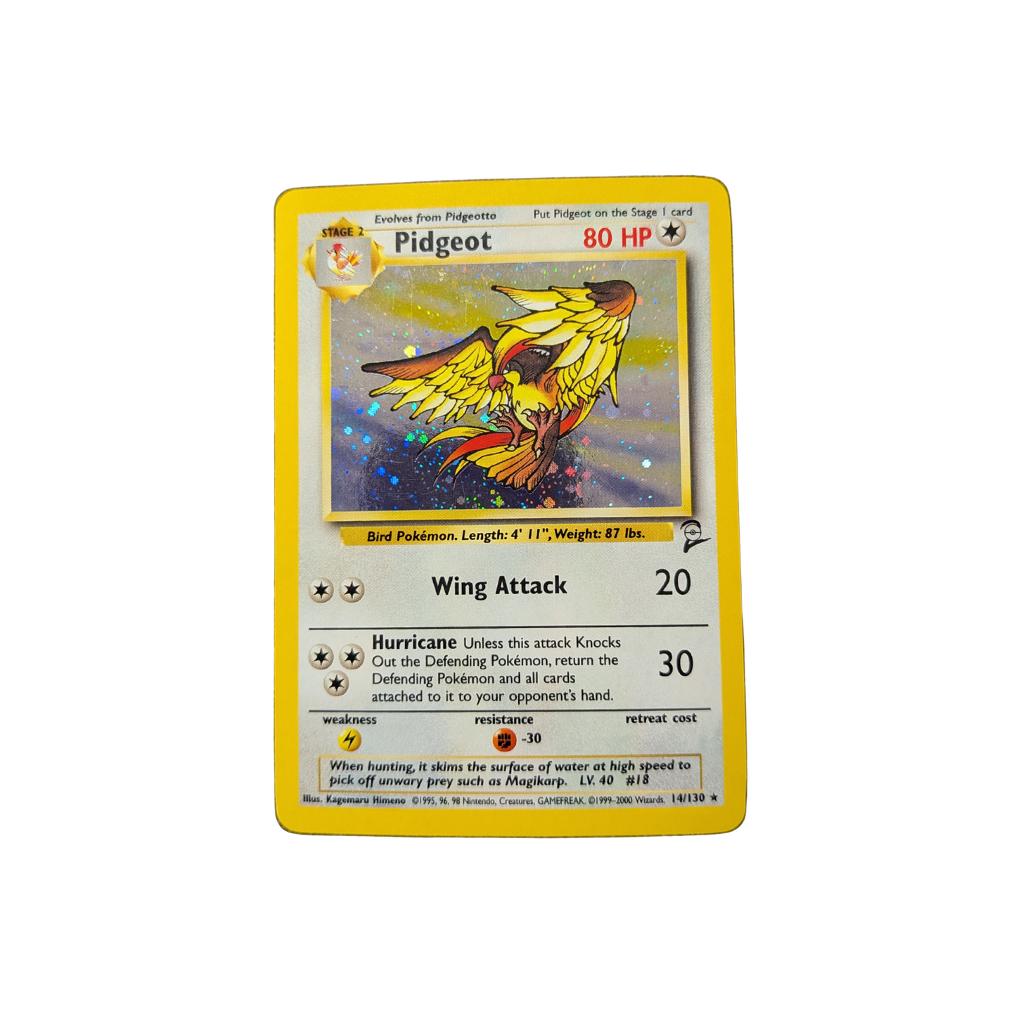 (BS2) Pidgeot Holofoil #014 LP