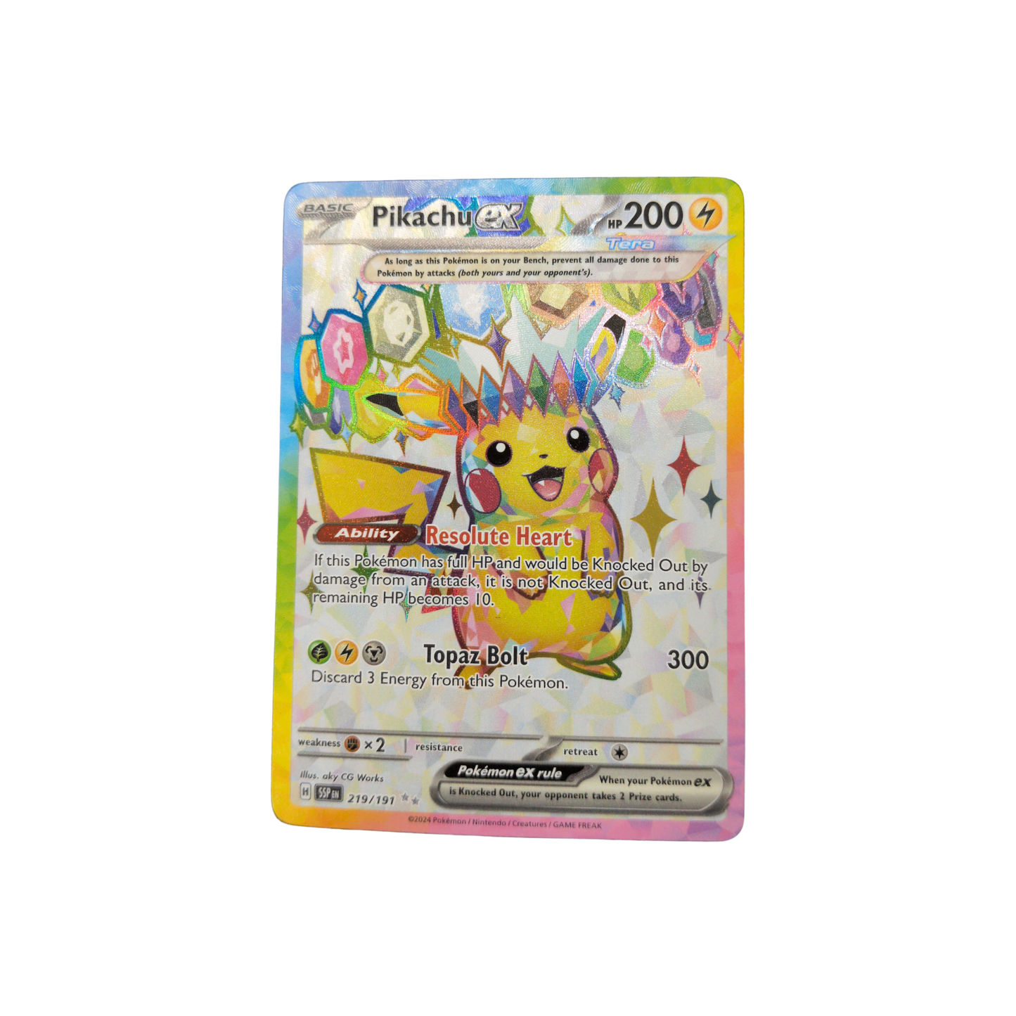 (SSP) Pikachu EX #219 LP