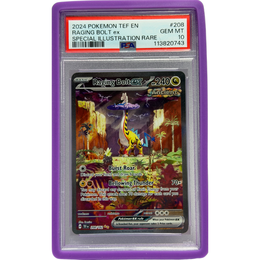 (TEF) Raging Bolt EX #208 PSA 10