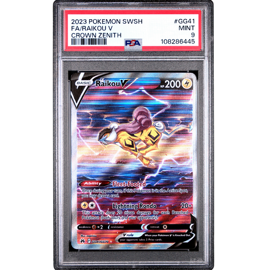(CRZ) Raikou V #GG41 PSA 9 Mint