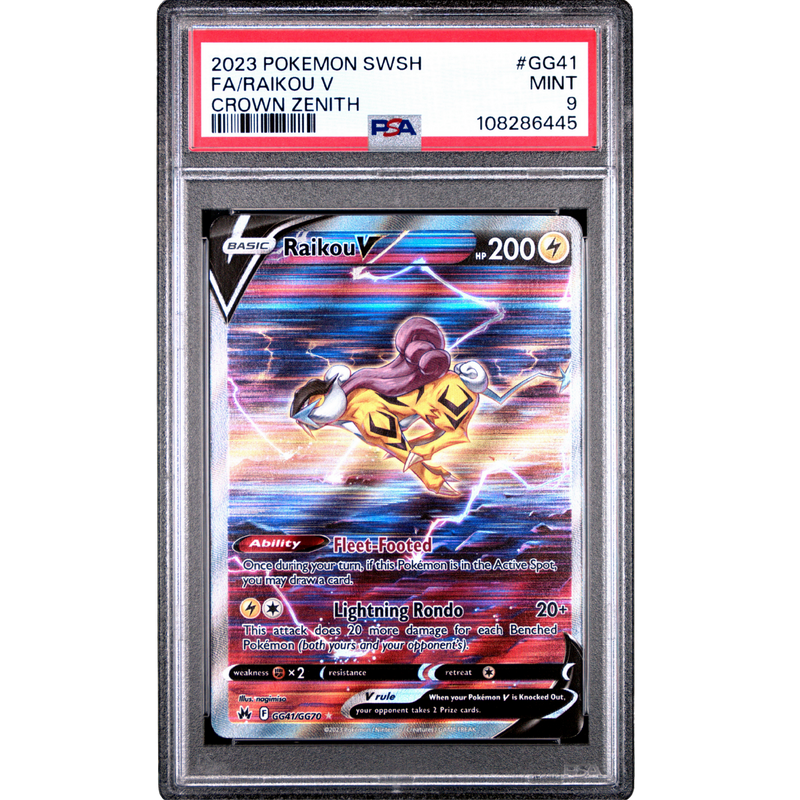 (CRZ) Raikou V #GG41 PSA 9 Mint