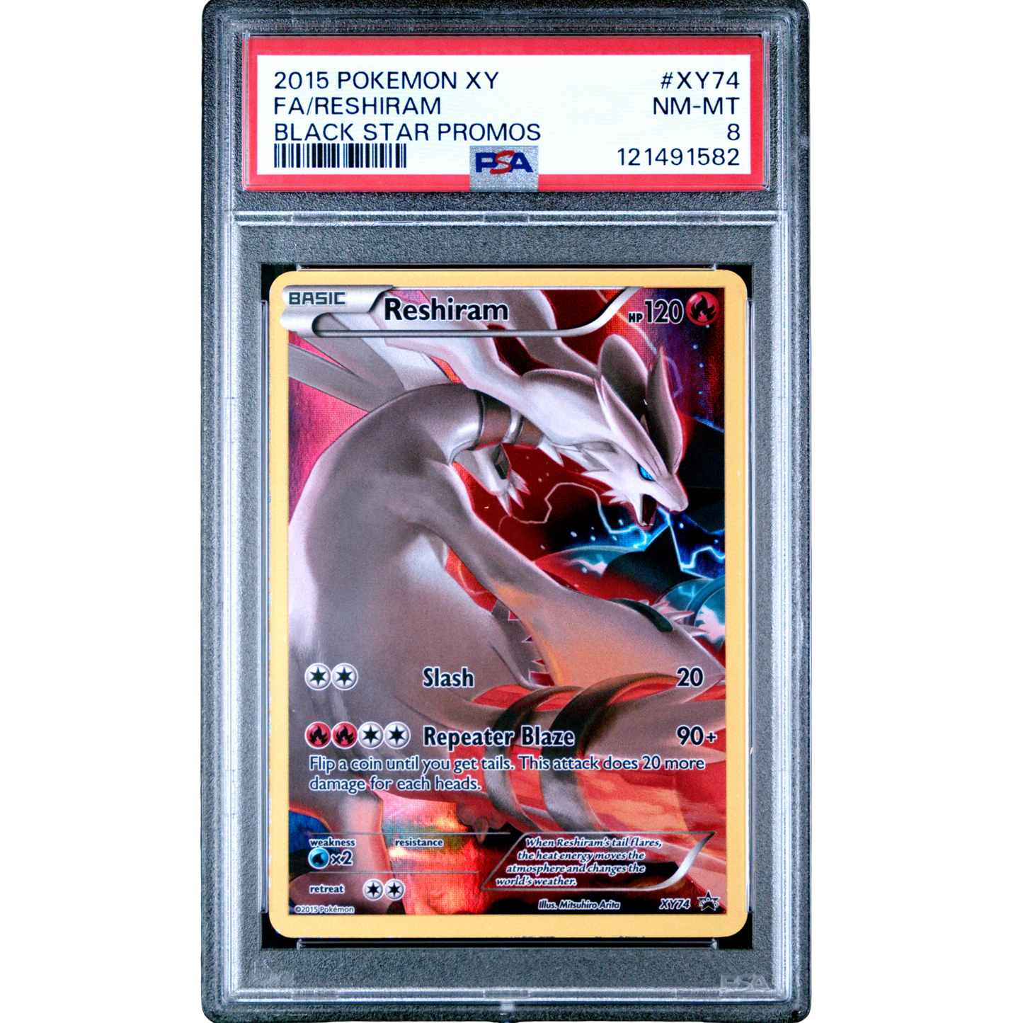 (Promo) Reshiram #XY74 PSA 8 NM-MT