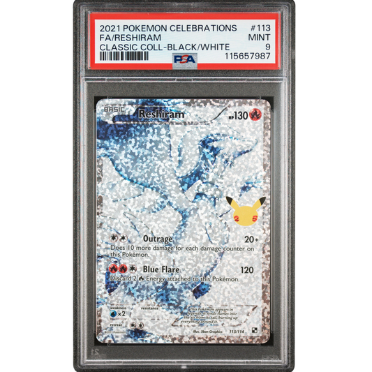 (CCC) Reshiram #113 PSA 9 Mint